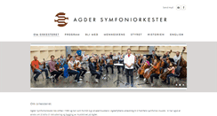 Desktop Screenshot of agdersymfoniorkester.com